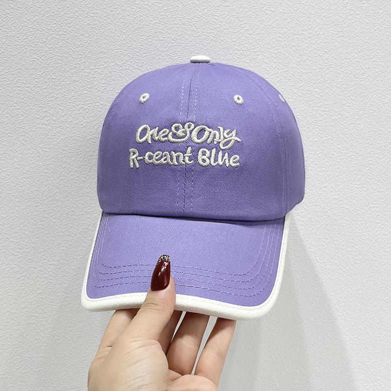 Letter Embroidered Baseball Cap for Women Spring Summer Outdoor Sunscreen Unisex Snapback Hat Sports Casual Men Hip Hop Hat