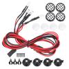 Universal LED Light with Lampshade for TRXAAXS TRX4 SCX10 D90 1 10 RC Crawler CarRound