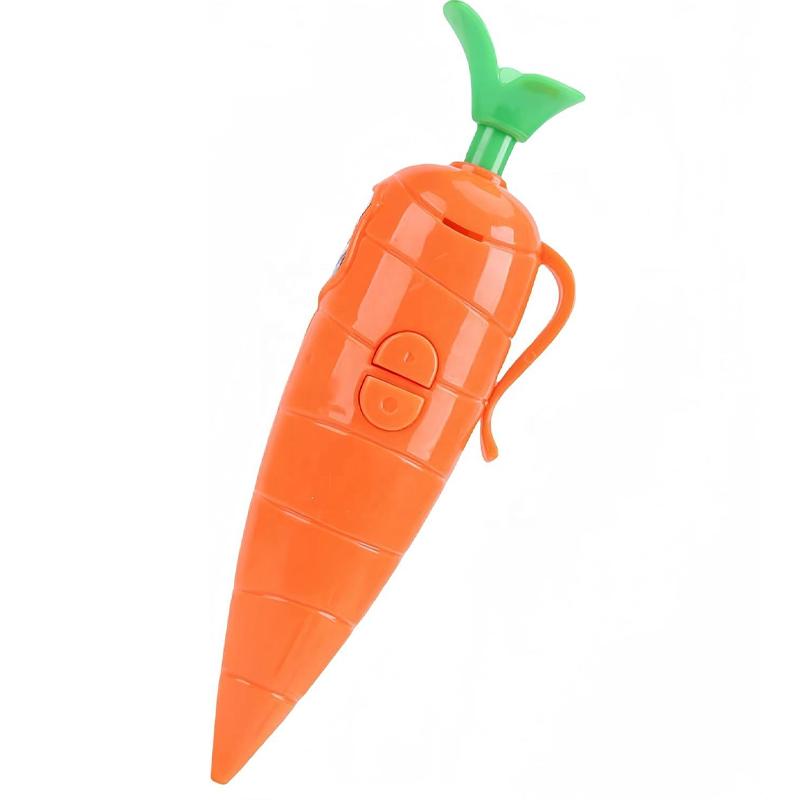 

Cute Carrot-shaped Voice Recorder Pen 2-in-1 Ballpoint Pen 60s Real Sound Recording Novelty Graffiti Stationery for Kids Gift