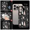 Cute Christmas Tree Pattern TPU Soft Silicone Case For iPhone 17 Pro Max 16E 16 15 14 13 Pro Max 12 Pro 11 Shockproof With Lanyard Phone Cover Fundas