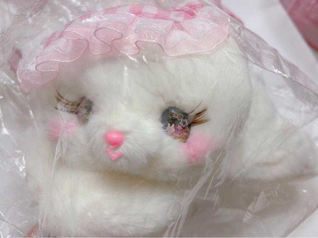[USED] Lily Ribbon Artist Wool Felted Teddy Bear Handmade Plush Toy