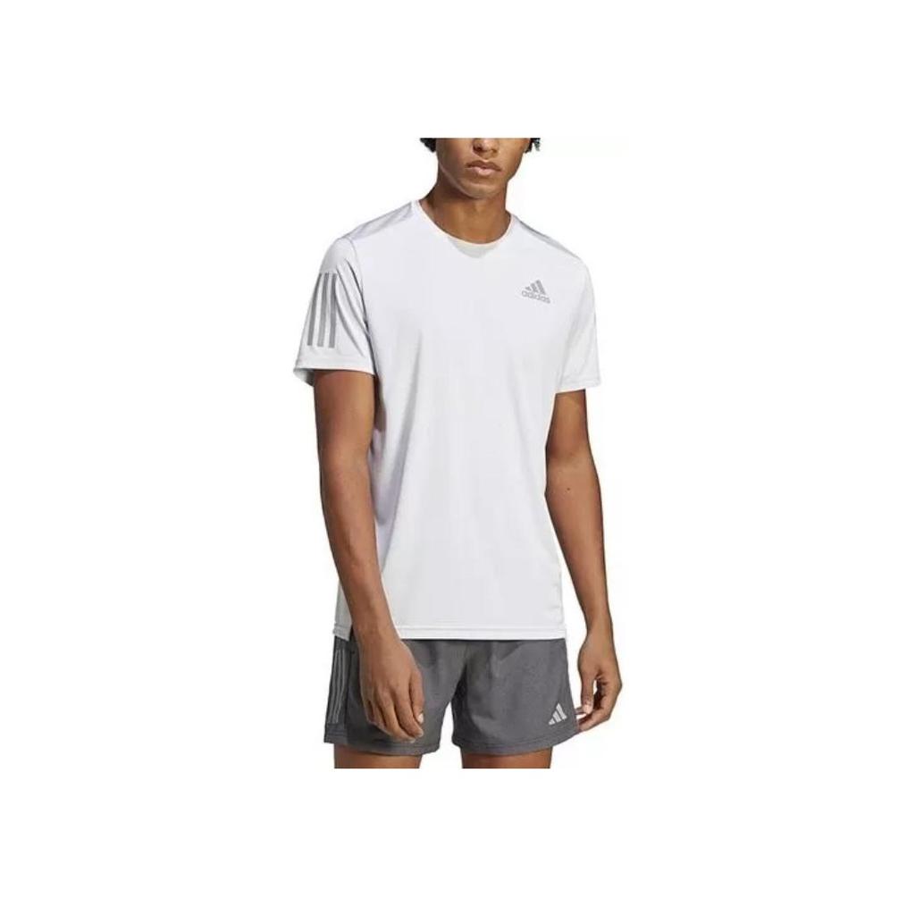 Adidas Running Sports Short Sleeve T-Shirt Men Tops White GC7868