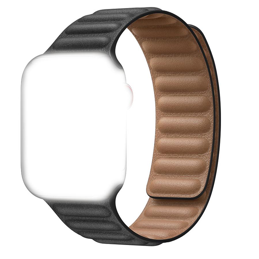 Watch Leather Link Band Magnetic Strap For Iwatch Series 6 5 4 3 2 42/44Mm