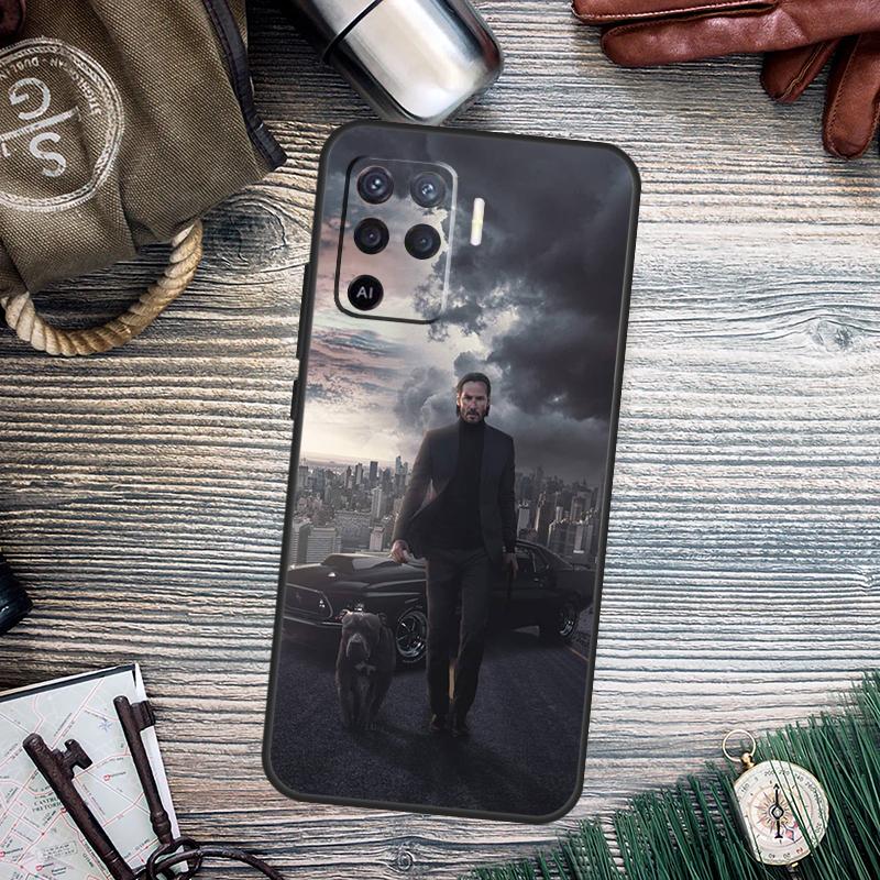 John Wick Movie For OPPO A74 A94 A54 A58 A78 A98 A16 A76 A96 A15 A17 A77 A5 A9 A52 A72 A79 A57S A53S Case