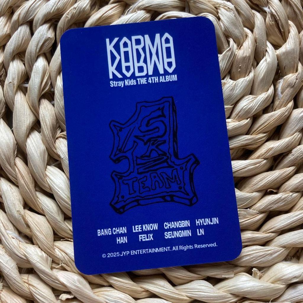 [USED] StrayKids POPUP KARMA Uniform Seungmin Trading Card