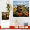 Cute Calendar, 2026 Calendar Wall Calendar, Gift For Family And Friends