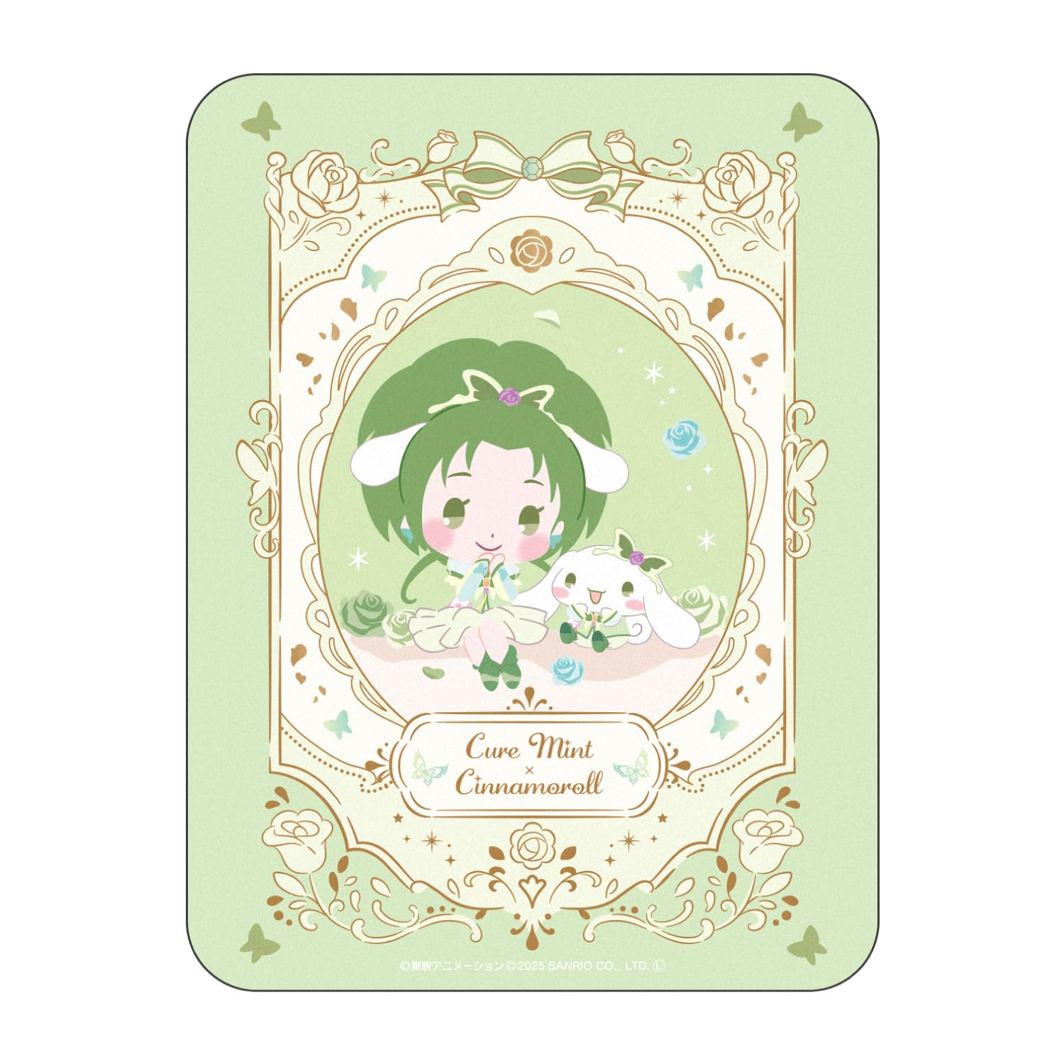 

Gourmandise PreCure 5 x Sanrio Characters Mouse Pad Cure Mint Yes! GoGo! BNP-05D