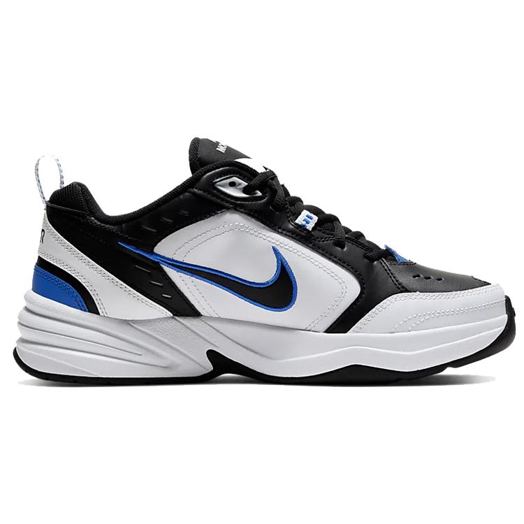 New Nike Air Monarch Iv Black White Royal Blue 415445-002