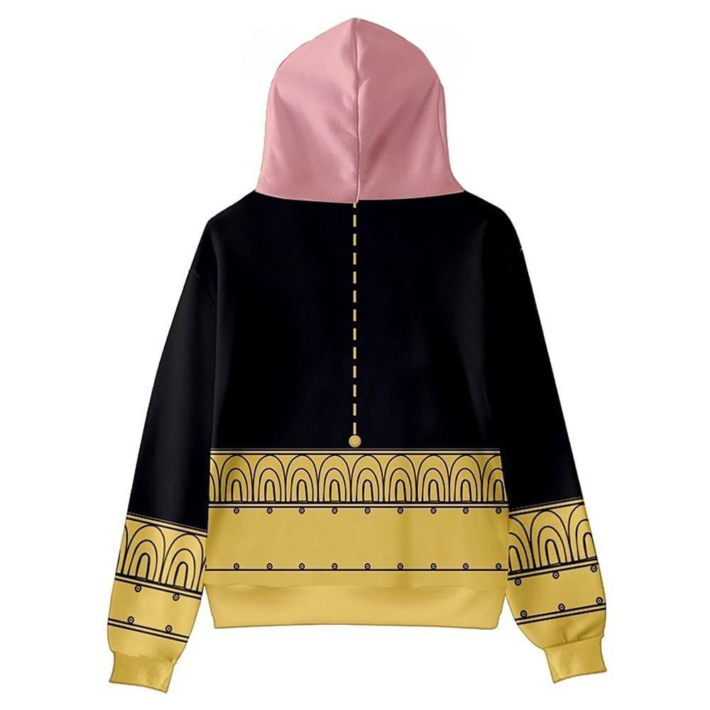 Spy Girl Anya Forger Cosplay Hoodies Long Sleeve Winter Hooded Sweatshirts Zipper Loose Men Women Pullovers 3D Printing Hoodie