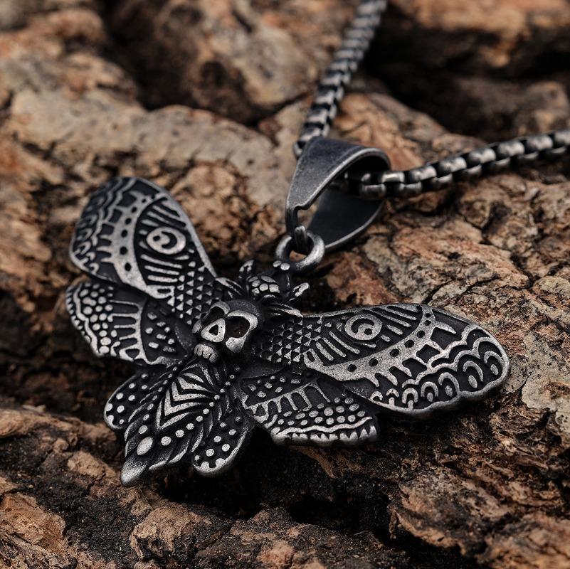 Personalized Animal Butterfly Shape Retro Domineering Pendant, Domineering Fashion Jewelry