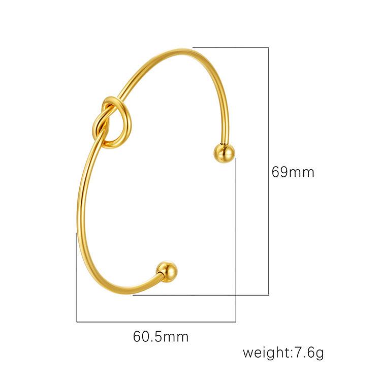 Европейско-американский минималистичный браслет из нержавеющей стали с широким циферблатом и волнистым дизайном, нишевый 18K