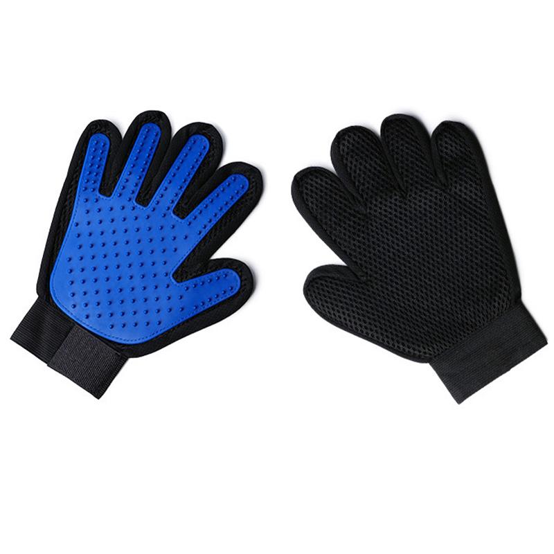 Rękawica do usuwania sierści zwierząt domowych Delikatna szczotka do pielęgnacji kota do masażu zwierząt Kąpiel z długim lub krótkim futrem Czyszczenie psów