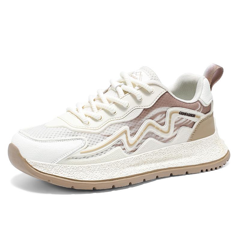 Neuer Modetrend atmungsaktives Mesh rutschfest abriebfest Freizeitschuhe Dämpfung Mode vielseitige Farbabstimmung weiche Sohle Dad Shoes