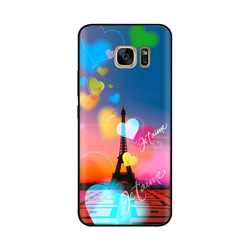 Black Silicone Case For Samsung Galaxy S6 Edge Case Soft TPU Cover For Samsung Galaxy S6 S 6 Edge Case Cover Bumper Coque Para
