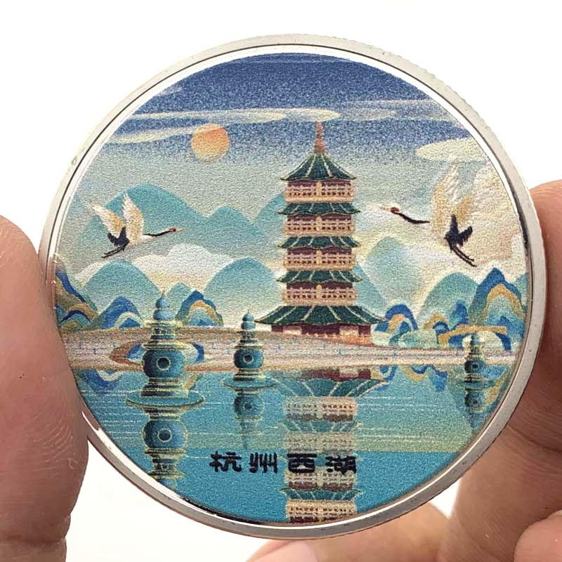 Badges, famous historical sites, tourist attractions, Palace Museum commemorative medals, crafts, coins, Jiayuguan coins
