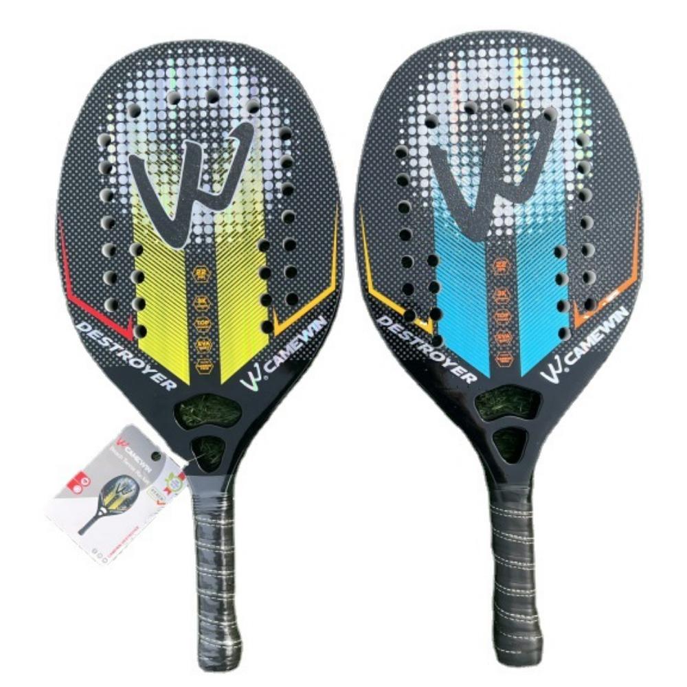 New 3K Transparent Carbon Beach Tennis Rackets