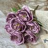 Artificial Rose Bouquet 7 Head Realistic Fake Flower Home Office Wedding Party Table Centerpiece