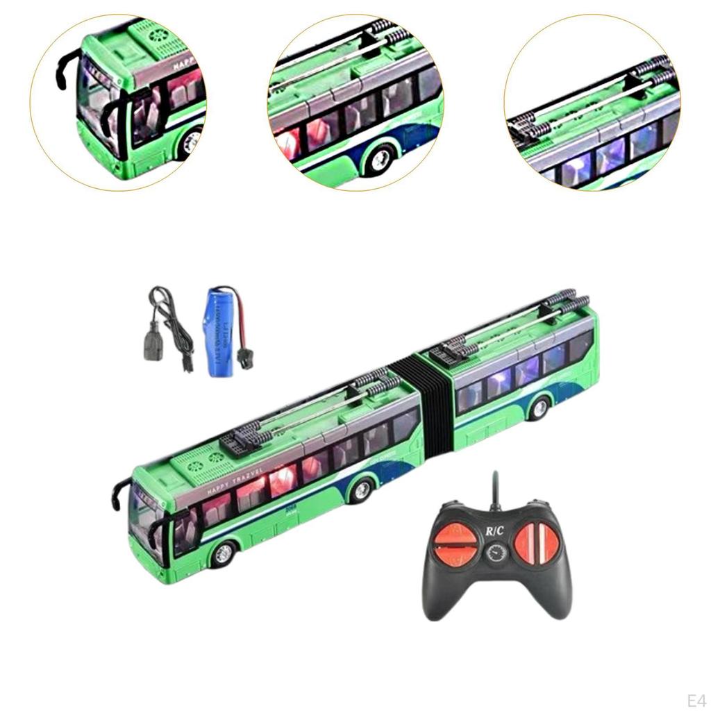 Radio Remote Control Bus Electronic Vehicles for Ages 3 4 5 6 Years Old Gift