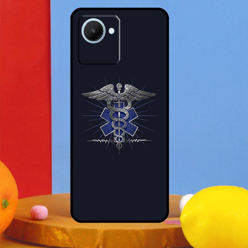 Emergency Medical Star of Life For Realme 15 Pro 13 12 11 10 14 Pro Plus C65 C67 C63 C61 C55 C51 C53 C35 C75 GT6 GT7 Case Realme C33