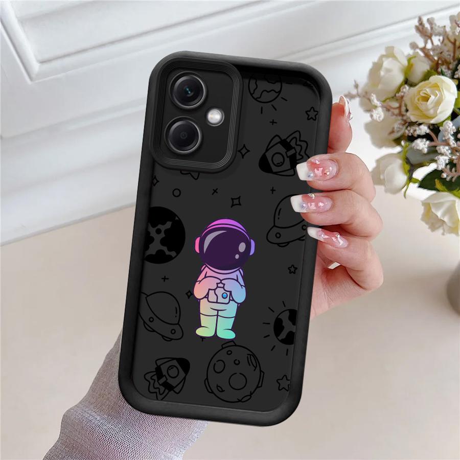 Cute Astronaut Phone Case for Xiaomi Redmi Note 11 Pro 5G 12S 11S 12 13 11 Pro Plus 10S 10 Pro 13 5G Capa Coque Cover