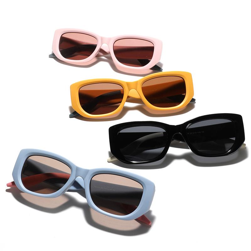 Glasses Wind Square Sunglasses Men'S Future Wind Macaron Color Matching Sunglasses Women'S