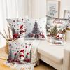 Christmas Themed Decorative Throw Pillow Covers Polyester pillowcase, sofa decorative cushion cov