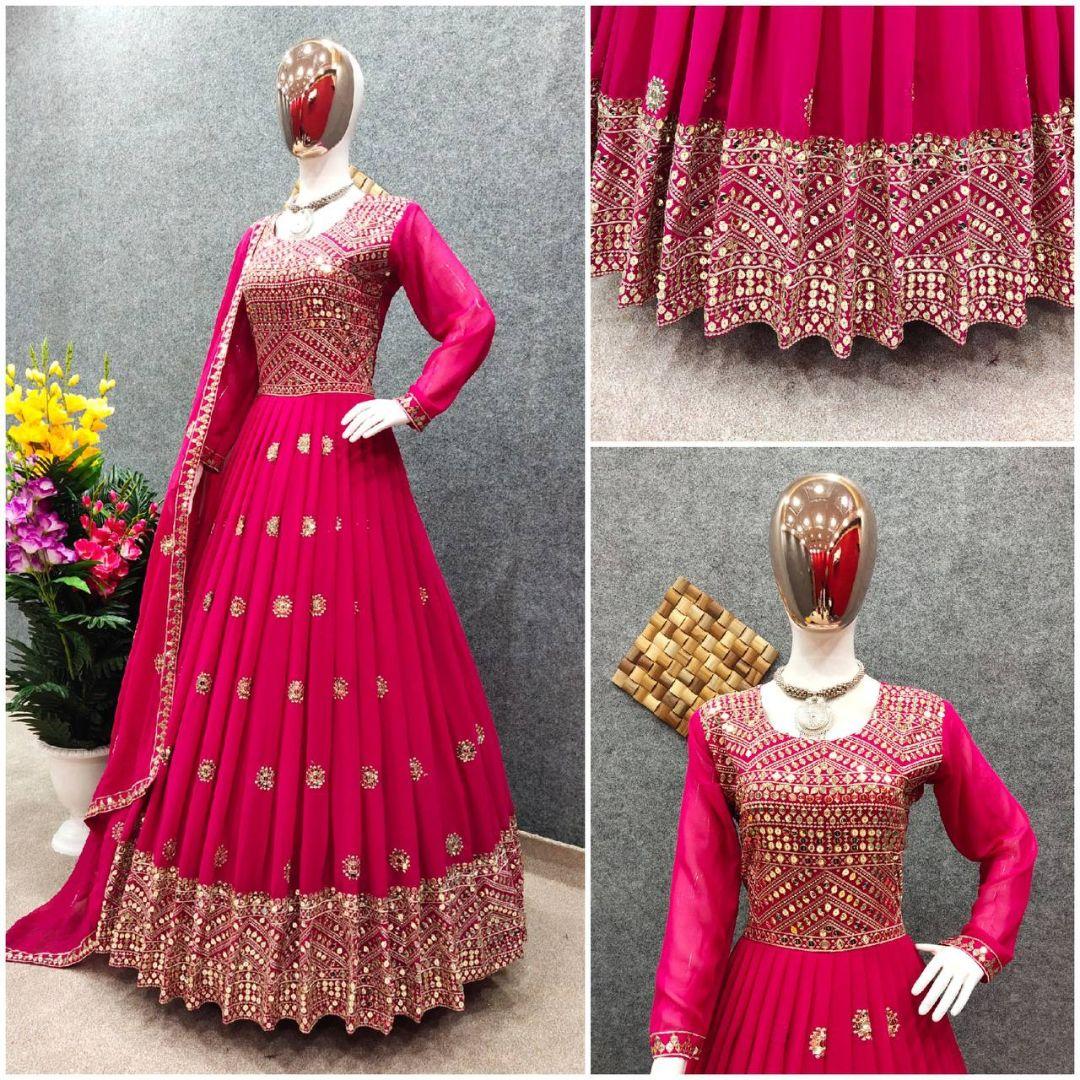 

Фирменное и разработанное платье высшего качества с дупаттой с высокой степенью связи.