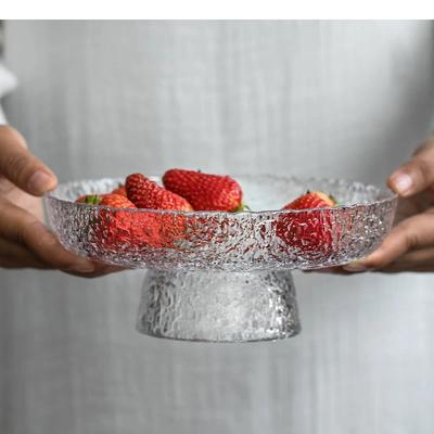 Creatività Texture Rilassante Vetro Ciotola Frutta Piatto Snack Insalata Dessert Teglia Torta Vassoio Servizio Rinfreschi Stoccaggio Cucina