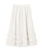 Flared Skirt Double Cloth 36 [ADORE] Women's 531-6220701 031_Ecru