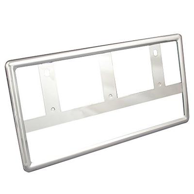 Tsuchiya Yac Akcesoria Samochodowe PF-275 Akcesoria Samochodowe, Ramka na Tablicę Rejestracyjną, Wyrafinowana Ramka, Chromowana