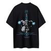 T-shirt Stampata Demon Slayer a Maniche Corte Casual Estiva Abbigliamento Uomo Comodo Abbigliamento Uomo Top a Manica Corta Mezza Manica