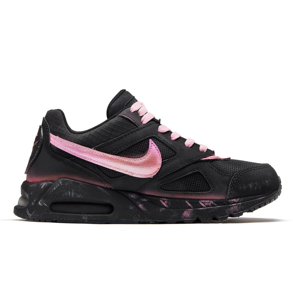 Nike Air Max Ivo Rutschfest Rutschfest Niedrig geschnittene Laufschuhe Damen Schwarz Rosa 579995-011(TeamM-)