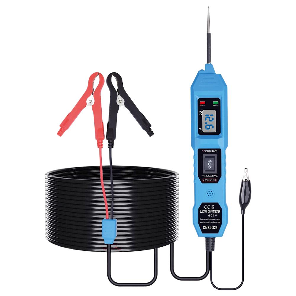 Automotive Circuit Tester Electrical System Tester Multi Functional Drive Test Pen Automotive Power Circuit Probe Kit синий