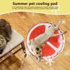 Pet Cooling Mat Round Water Pad For Indoor Puppy Cute Fruit Pattern Cooler Cushion Pad Bed Sleeping Mattress For Dogs And Cats