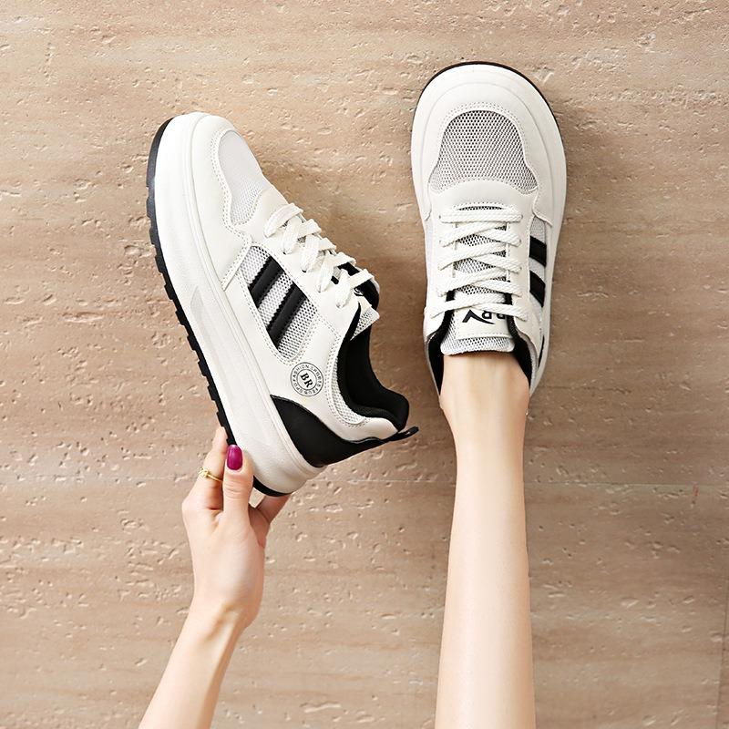 Summer Fashion Mesh Sneakers Women Breathable Comfortable Walking Women Shoes Height-Increasing Casual Zapatillas Mujer