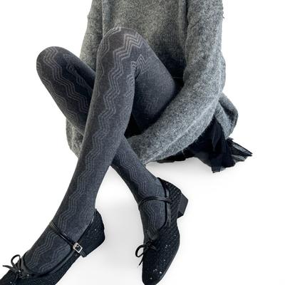 Autumn Winter Vertical Striped Women Tights Vintage Thermal Light Slimming Simple Versatile Pantyhose Women Underwear Leggings