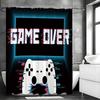Cool Gamer Shower Curtain, Bathroom Decorative Shower Curtain Shower Curtain with Hooks Waterproof Shower Curtains