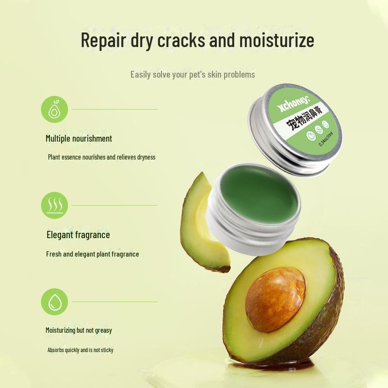 Pet Nose Cream - Moisturizing & Repairing for Cats and Dogs, Anti-Crack Antifreeze Formula, 10ml