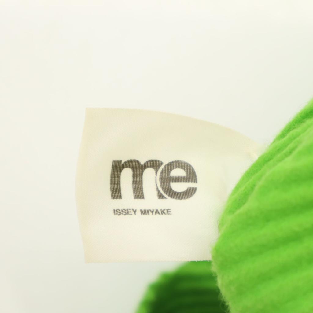 Me ISSEY MIYAKE Pleated Shoulder Bag Yellowish Green Women Used