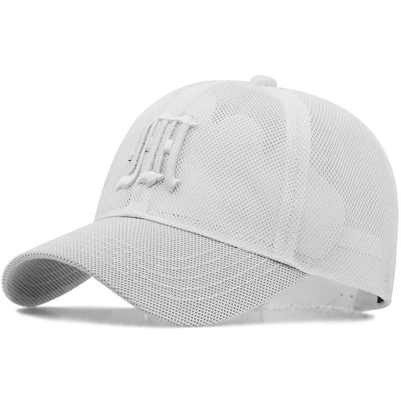 Grote Maat XXL 60-63cm Volledig Gaas Honkbalpetten Man Vrouw Zomer Ademend Snapback Zonneklep Grote Hoofd Grote Maat Snapback Petten Mannen 60-63cm