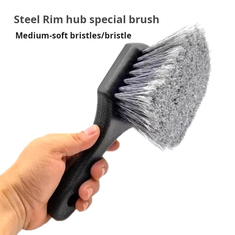 Perie pentru curățarea jantei anvelopelor de mașină Perie de detaliu Prosop de spălat Unelte universale de curățare a anvelopelor pentru roți Accesorii auto