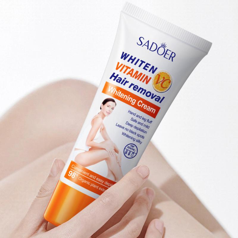 VC Hair Removal Cream 60g SADOER Vitamin C Hair Removal Is Not Irritating