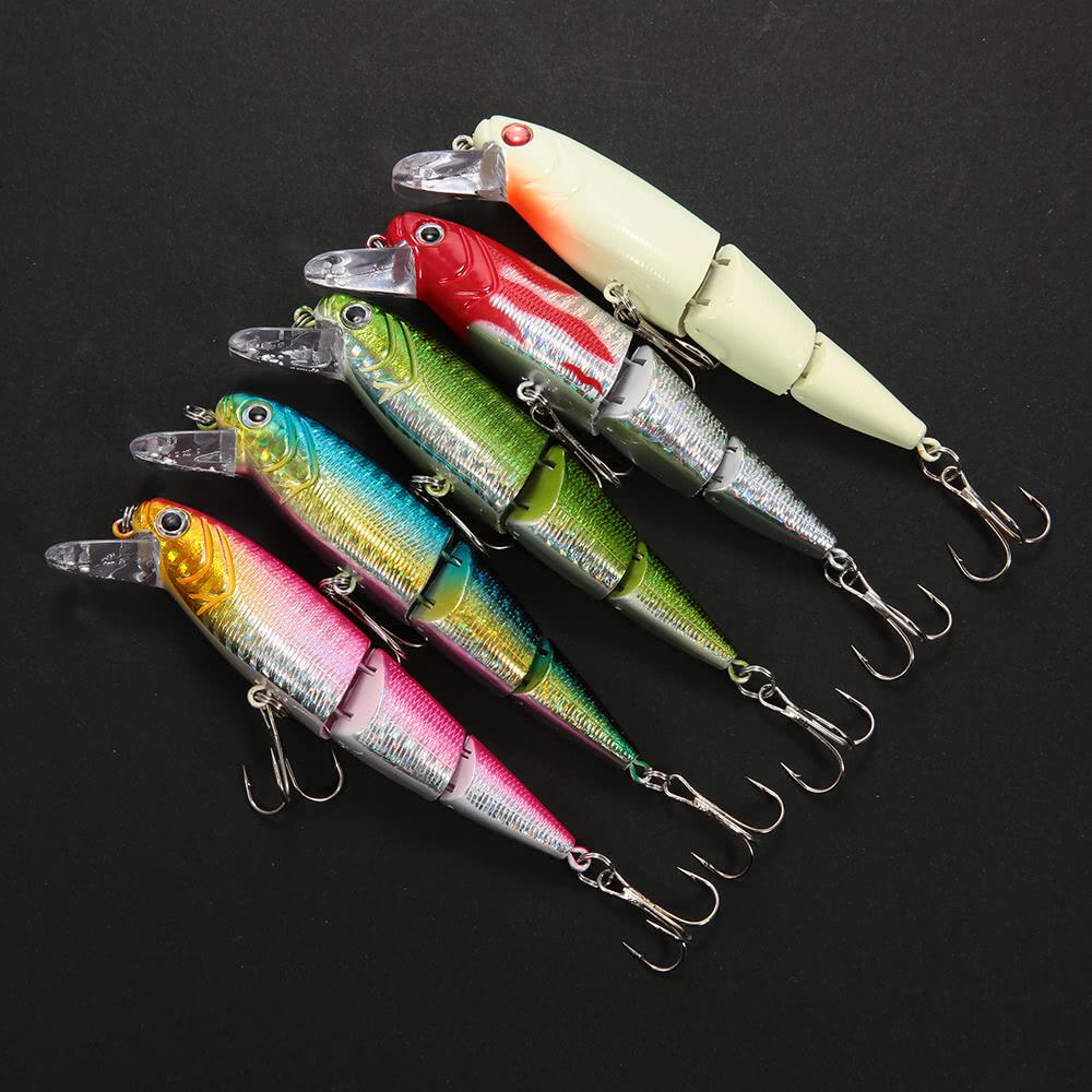 

5 шт. кривошипная приманка для плавания, жесткая приманка, искусственные приманки, рыболовные снасти, кривошипные приманки, приманки с тройными крючками