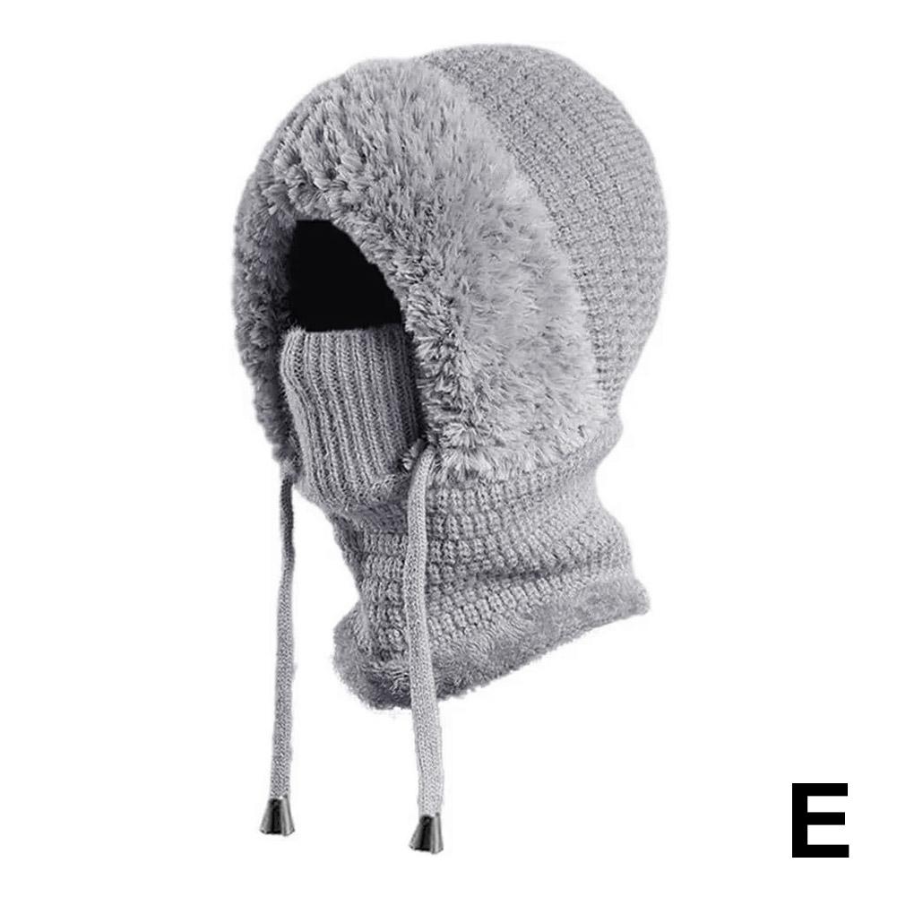 Women's Winter Hat and scarf hat Slouchy Fleece Beanie Knitted Cap Scarf Activities with Skull H1V5