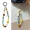 Handy-Kette Handgemacht Retro-Perlen Farbkombination Dickes Lanyard Anti-Verlust Sicherer Handy-Riemen Handy-Zubehör