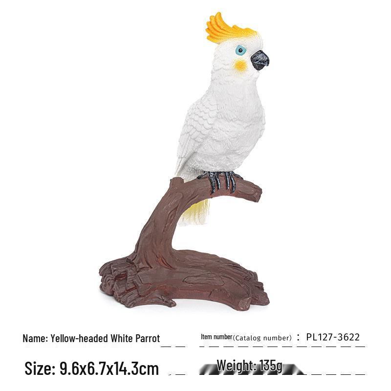 Cross-border Bird Model Toys: Kingfisher, Eagle, Woodpecker, Parrot, Toucan - Enhancing Children's Cognitive Skills