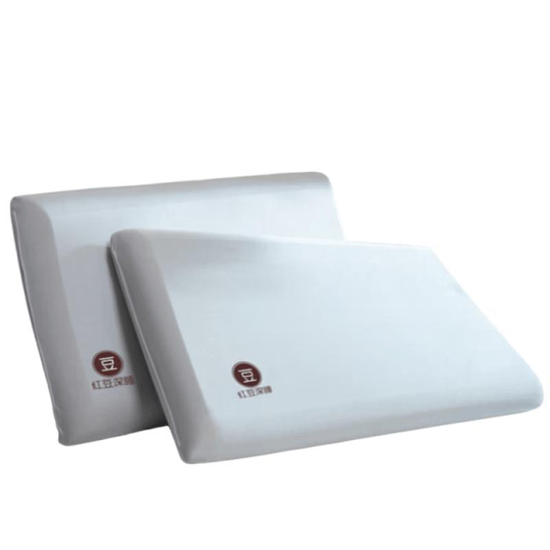 Red Bean Memory Foam Cervical Support Pillow 40x70x8cm Medium Pillow