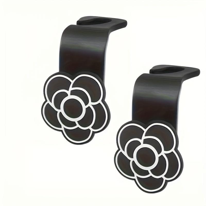 

Car seat backrest storage hook, camellia shaped hidden hook, car rear bag hanger, car seat decoration small hook