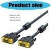 High Performances VGA Connectors Cable Builts In EMIs Protections Ensures Stable Signals for Home Theater Systems