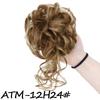 MISS WIG Estensione sintetica per capelli Chignon Chignon disordinato Fascia per capelli ricci Elastico Scrunchy Pezzi di capelli finti per forcine da donna